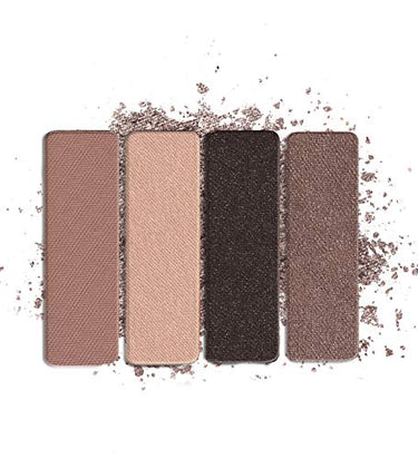 Wet n Wild, Color Icon Eyeshadow Quads, Eyeshadow Palette with Shiny and Matte Multicolor Eyeshadows, Long-Lasting and Easy-to-blend Formula, Silent Treatment